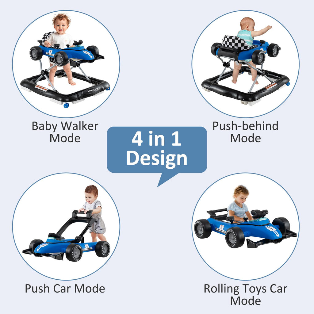 4 in 1 Foldable Baby Walker with Adjustable Height T425