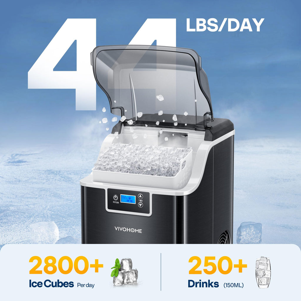 Black Countertop Ice Maker H624436