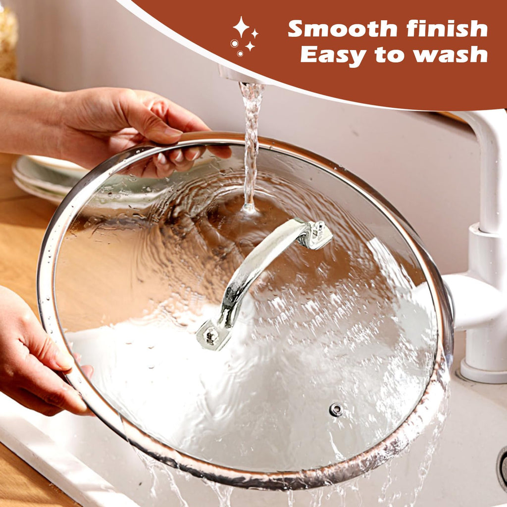 Stainless Steel Glass Lid for 12 Inch Pans and Pots K727782