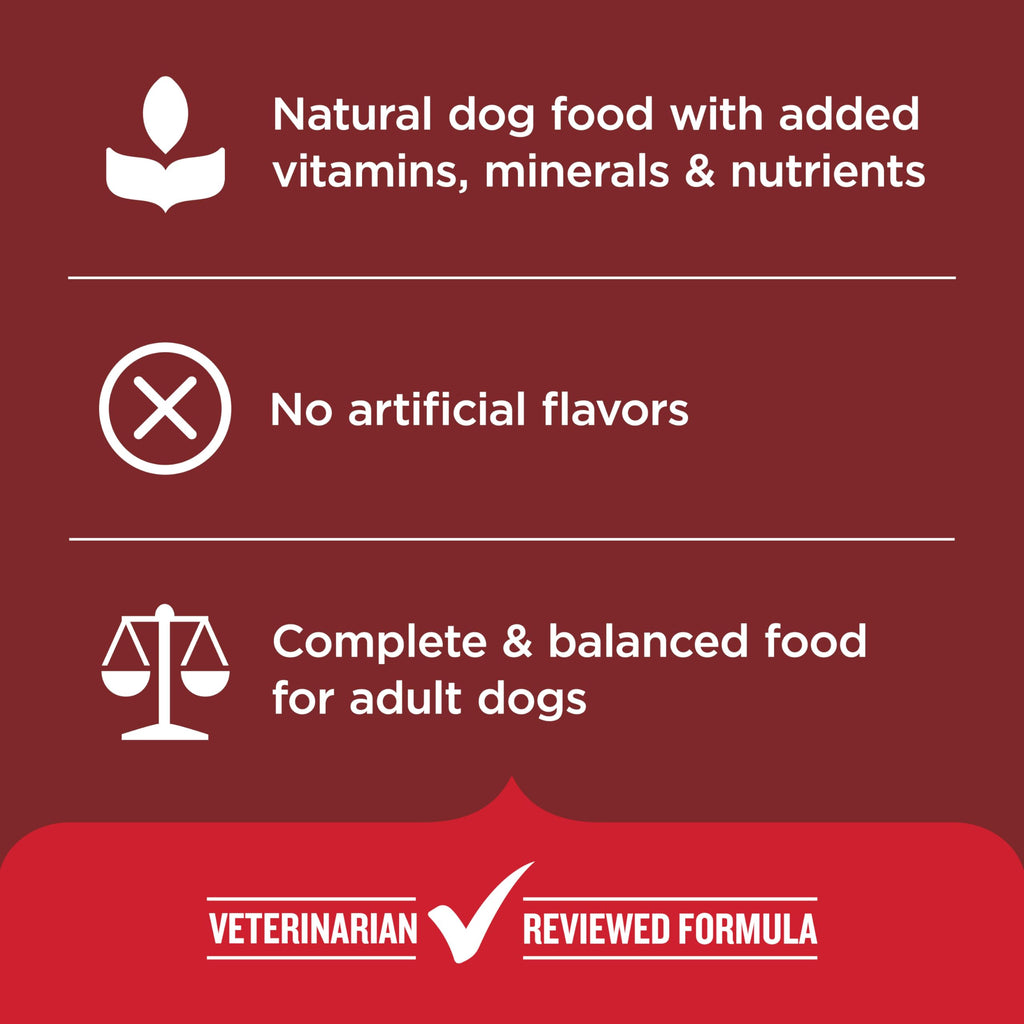 Dry Dog Food, Beef, Pea & Brown Rice, 40 lb. Bag F7190