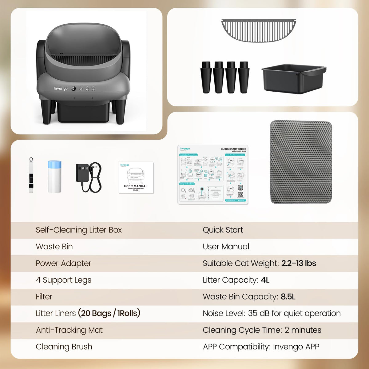 Automatic Self-Cleaning Cat Litter Box U692268