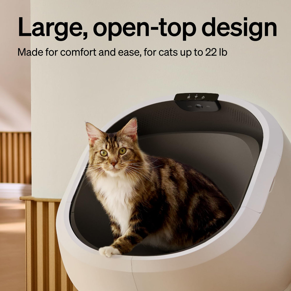 Automatic Self Cleaning Litter Box with AI Camera Z5916
