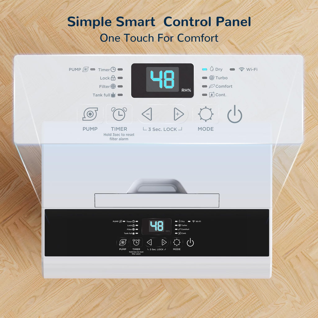 50 Pint Smart Dehumidifier with Pump P103668