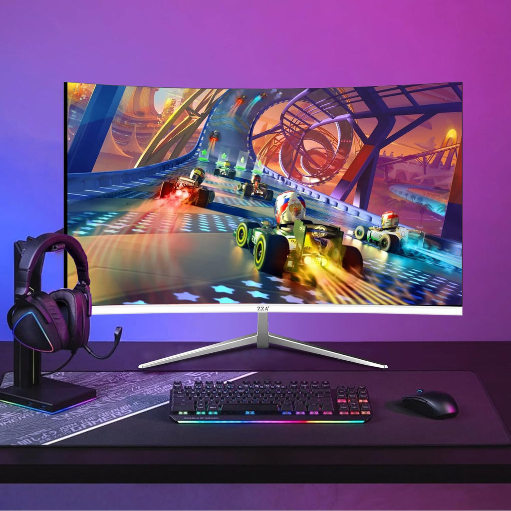 27 inch White Curved Gaming Monitor P633