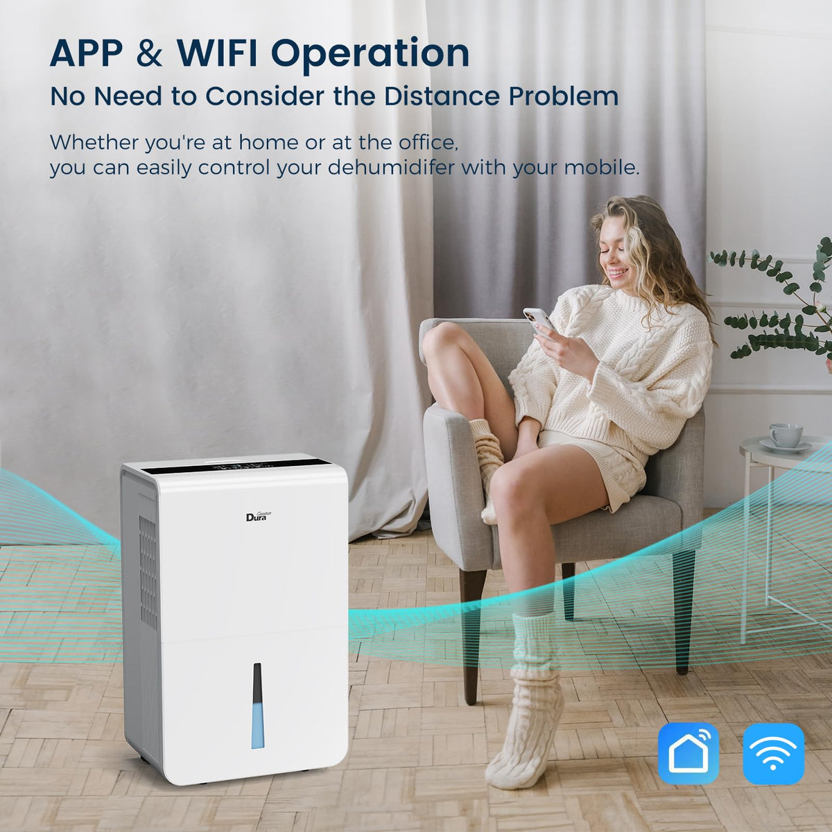 50 Pint Smart Dehumidifier with Pump P103668