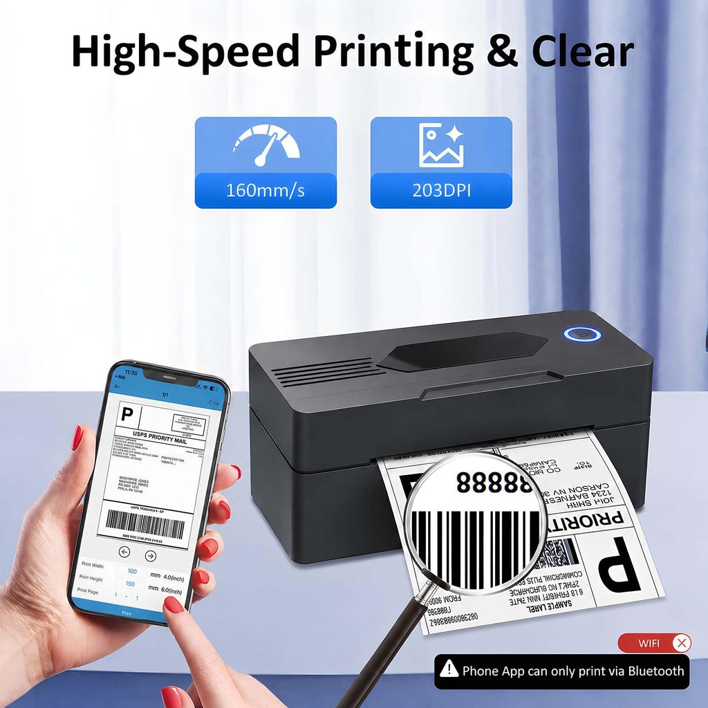 Bluetooth 4x6 Thermal Label Printer T12711