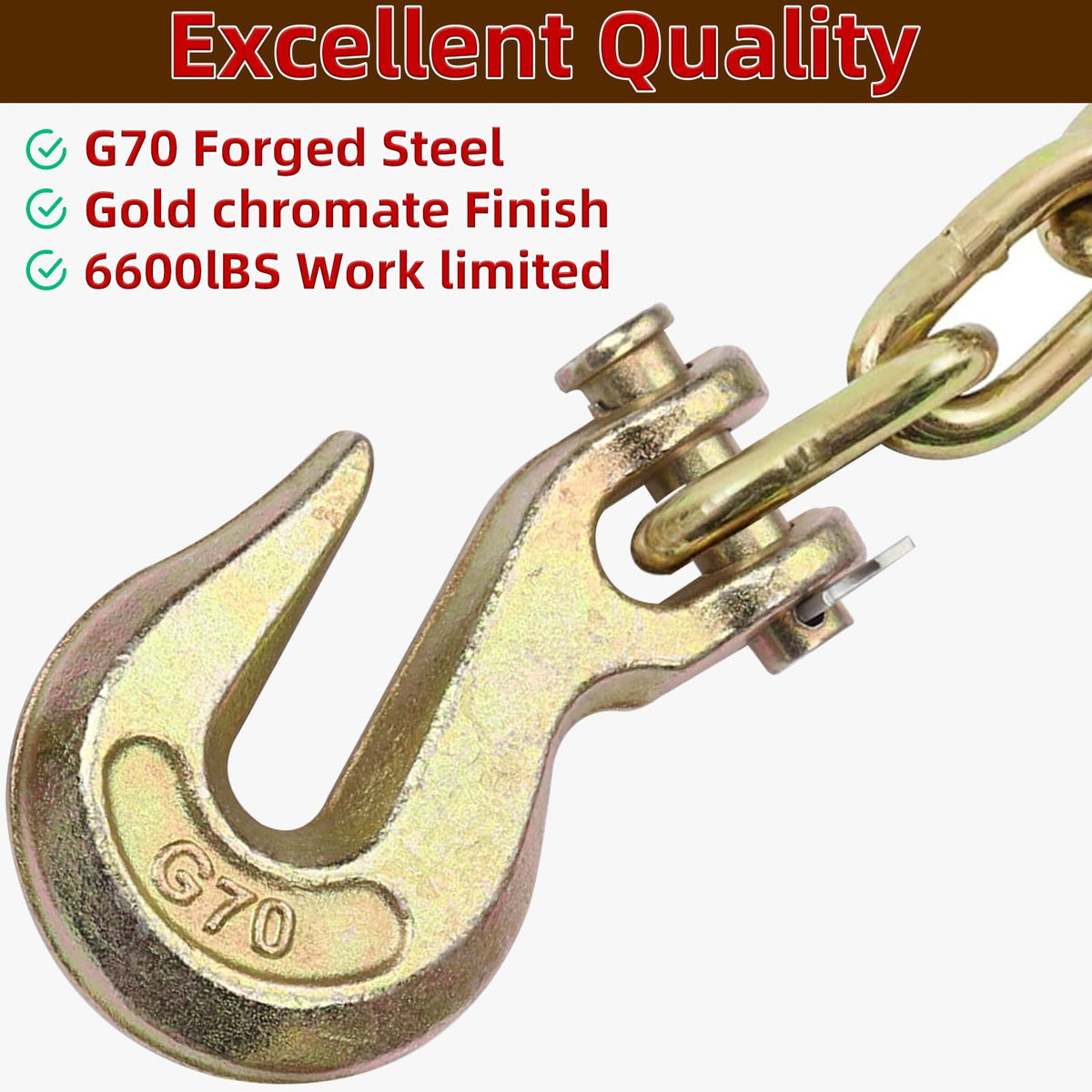 3/8 Inch G70 Clevis Grab Hooks O485480