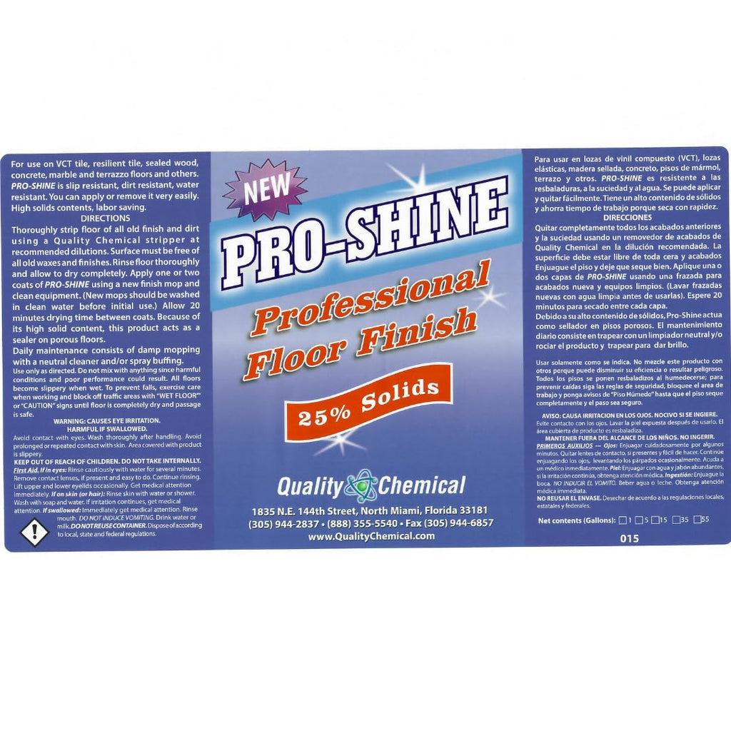 Wet-Look Floor Finish Wax 128 oz A54534