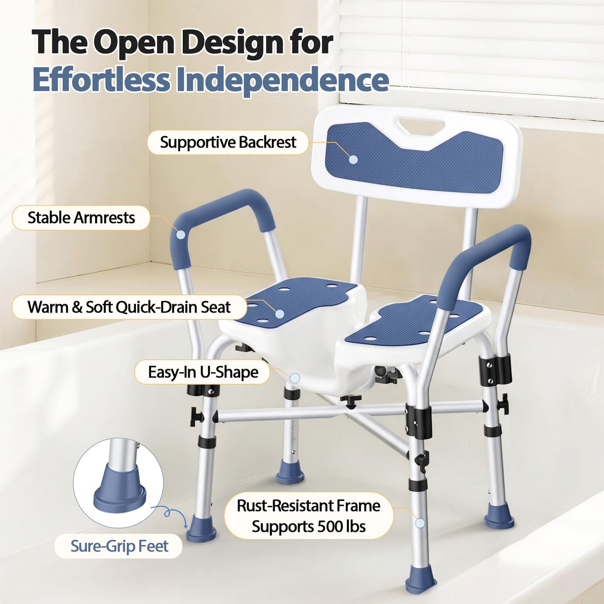 Heavy Duty Shower Chair X9839