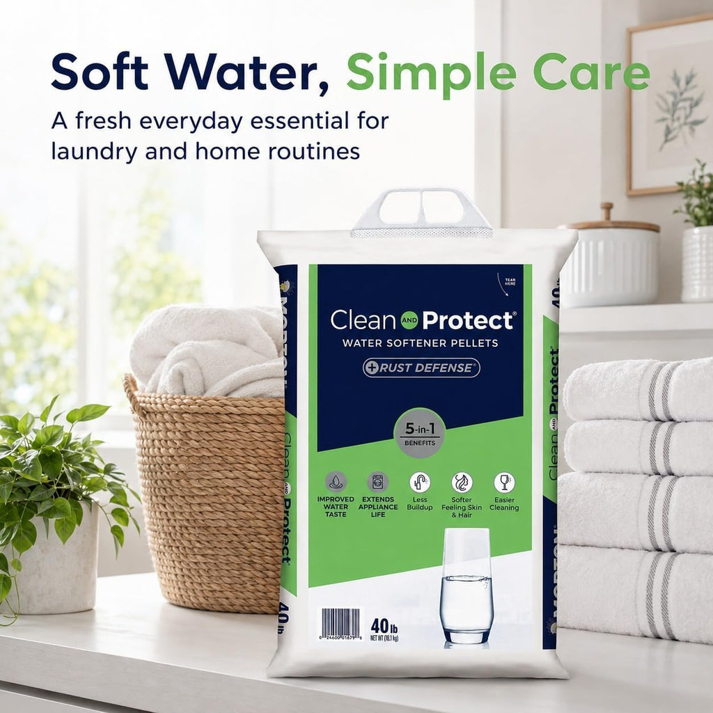 Water Softener Salt Crystals 40 lb Pack of 4 O6495