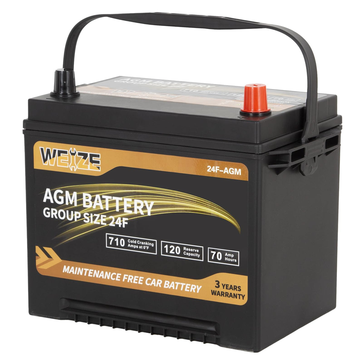 AGM Battery BCI Group 24F Automotive Battery A250
