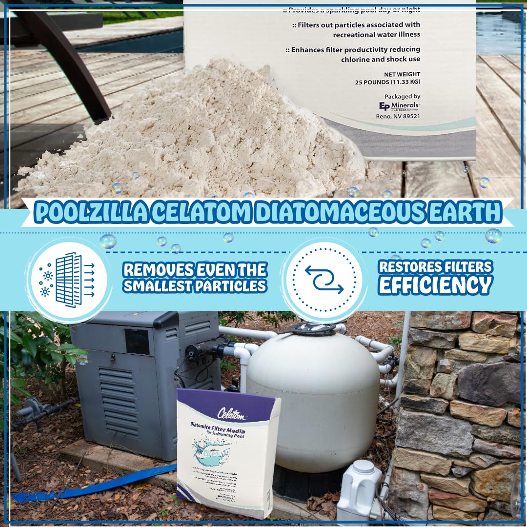 25LB Diatomaceous Earth Pool Filter Aid N456831