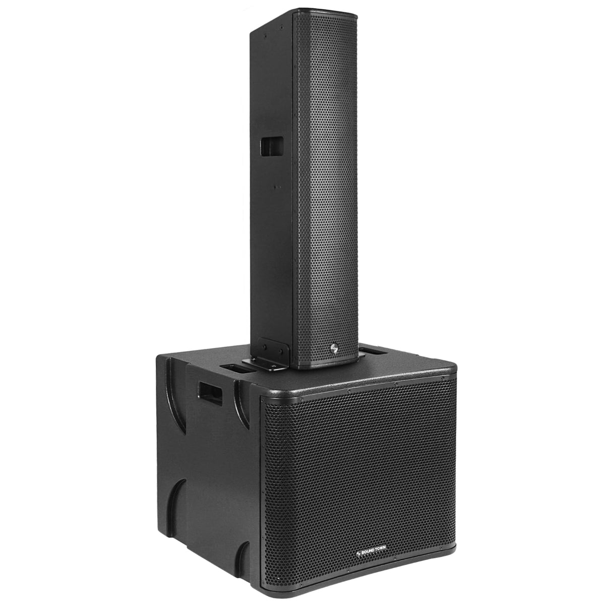 Powered Column Array Speaker System with 18" Subwoofer and Column Loudspeaker J2908