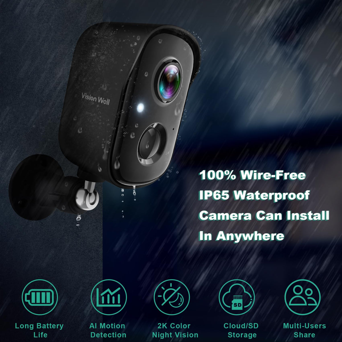 Wireless Outdoor Security Cameras K1133
