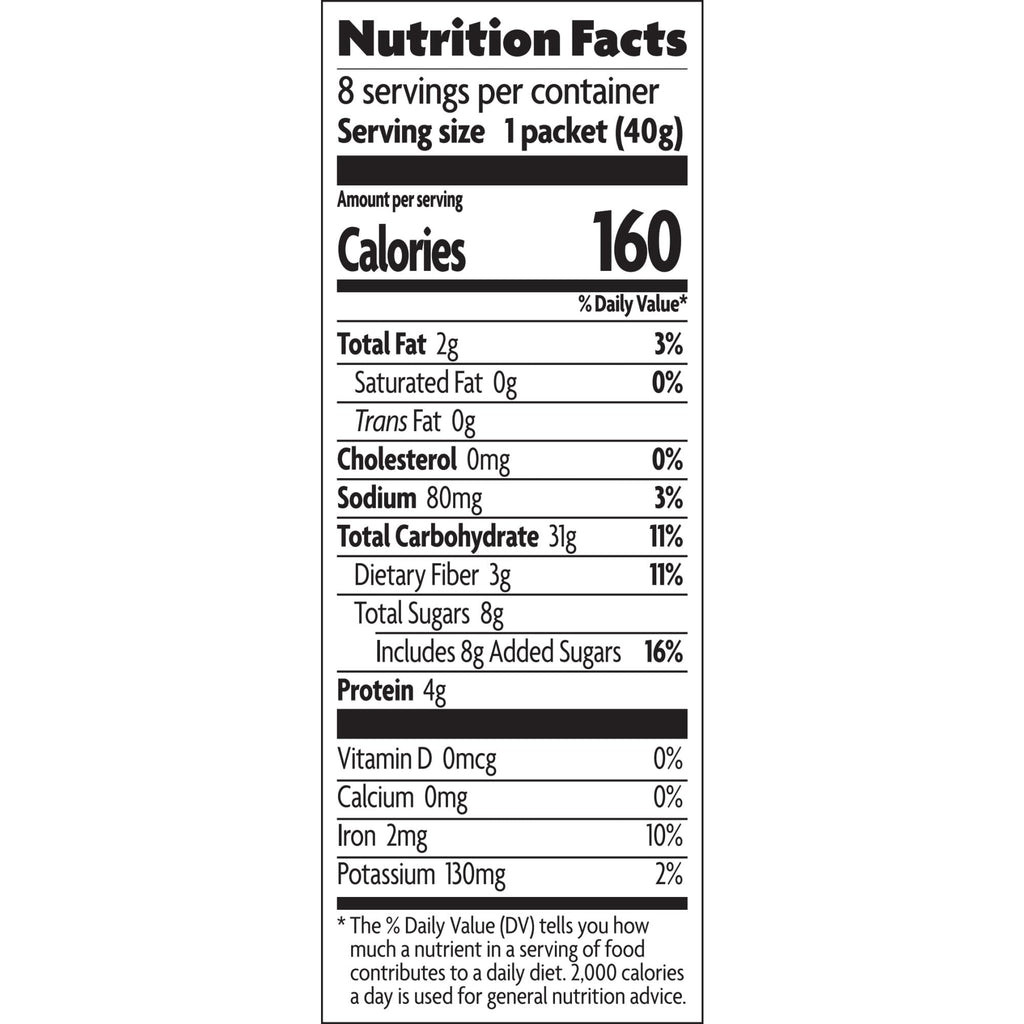 Organic Brown Sugar Maple Oatmeal, 11.3 oz (Pack of 6) C35303