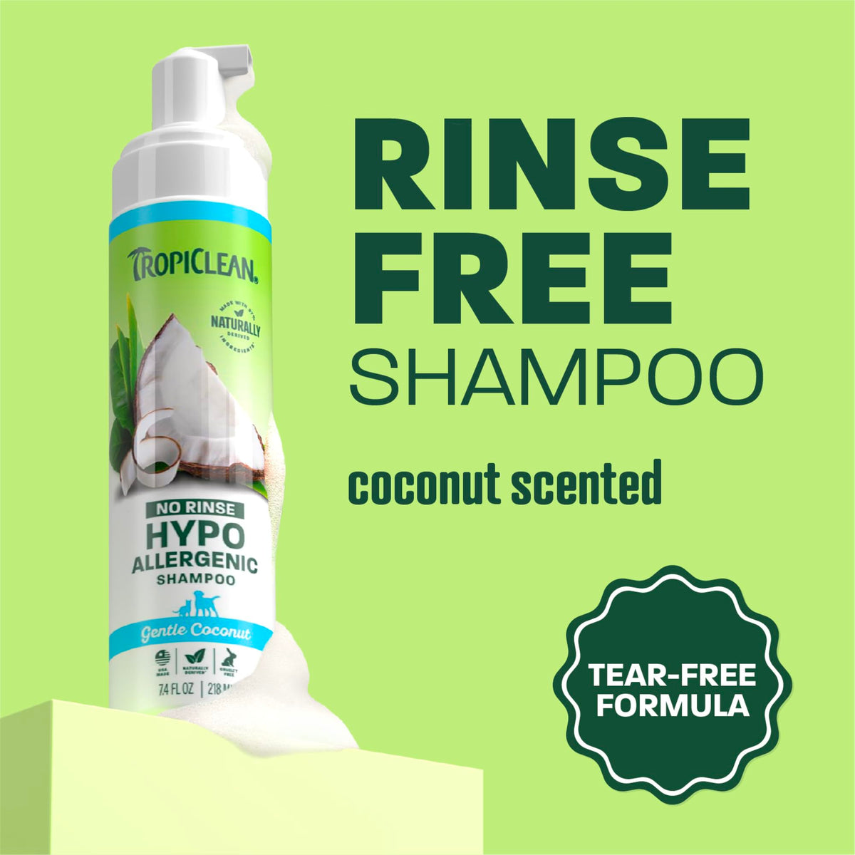 Hypoallergenic Waterless Dog Shampoo 7.4oz Y18667