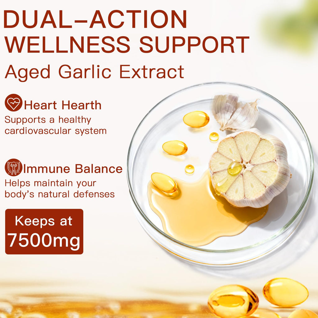 Odorless Organic Aged Garlic Extract Capsules P20067