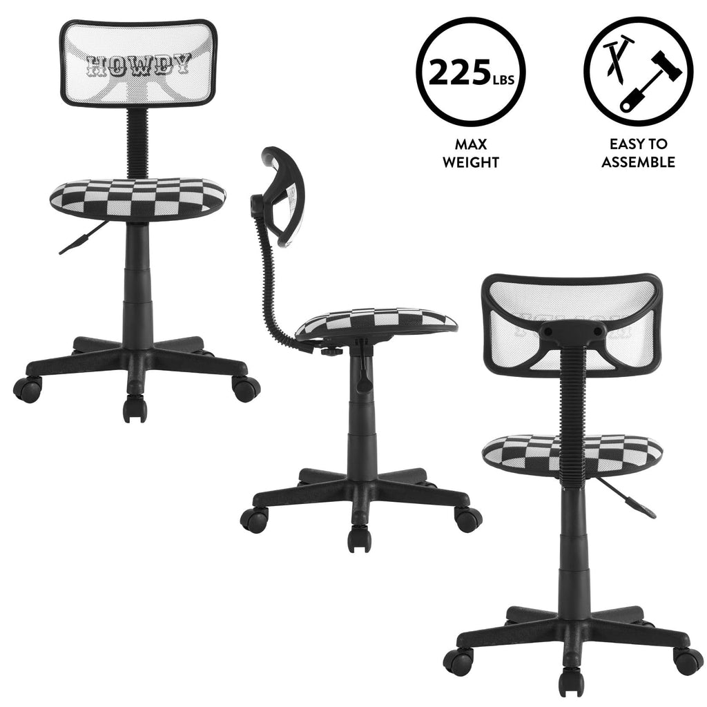 Swivel Desk Chair with Mesh Back and Cushioned Seat Q501285