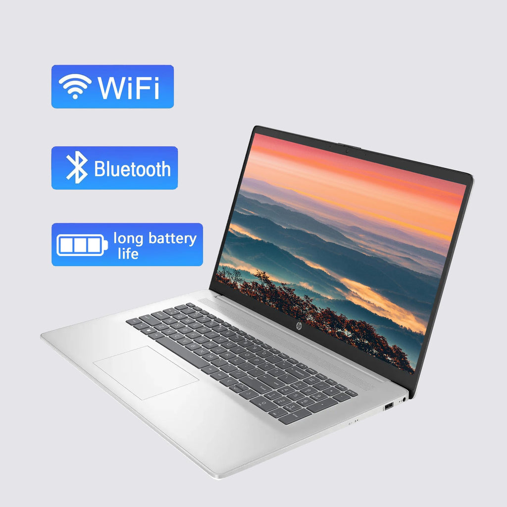 17.3" FHD Laptop, 16GB RAM, 1TB SSD, AMD Ryzen 5, Windows 11 Home, Silver A74611