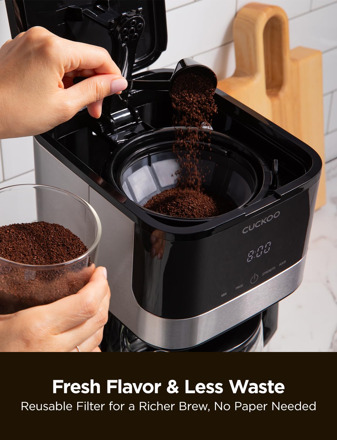10-Cup Programmable Drip Coffee Maker with Glass Pot V510285