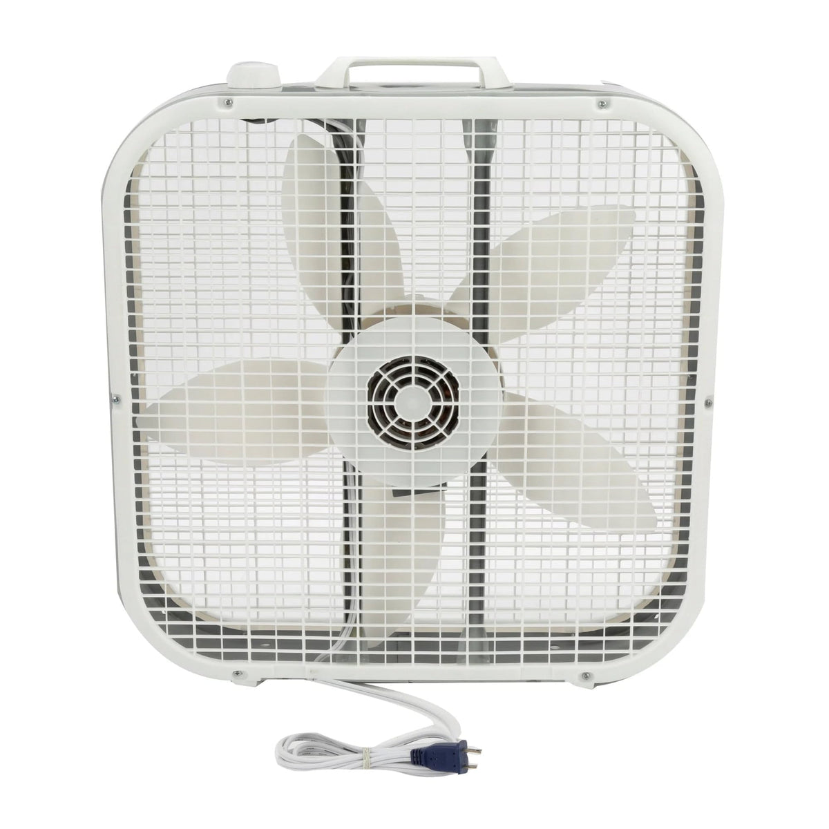 20 Inch White Box Fan 3 Speed Q48861