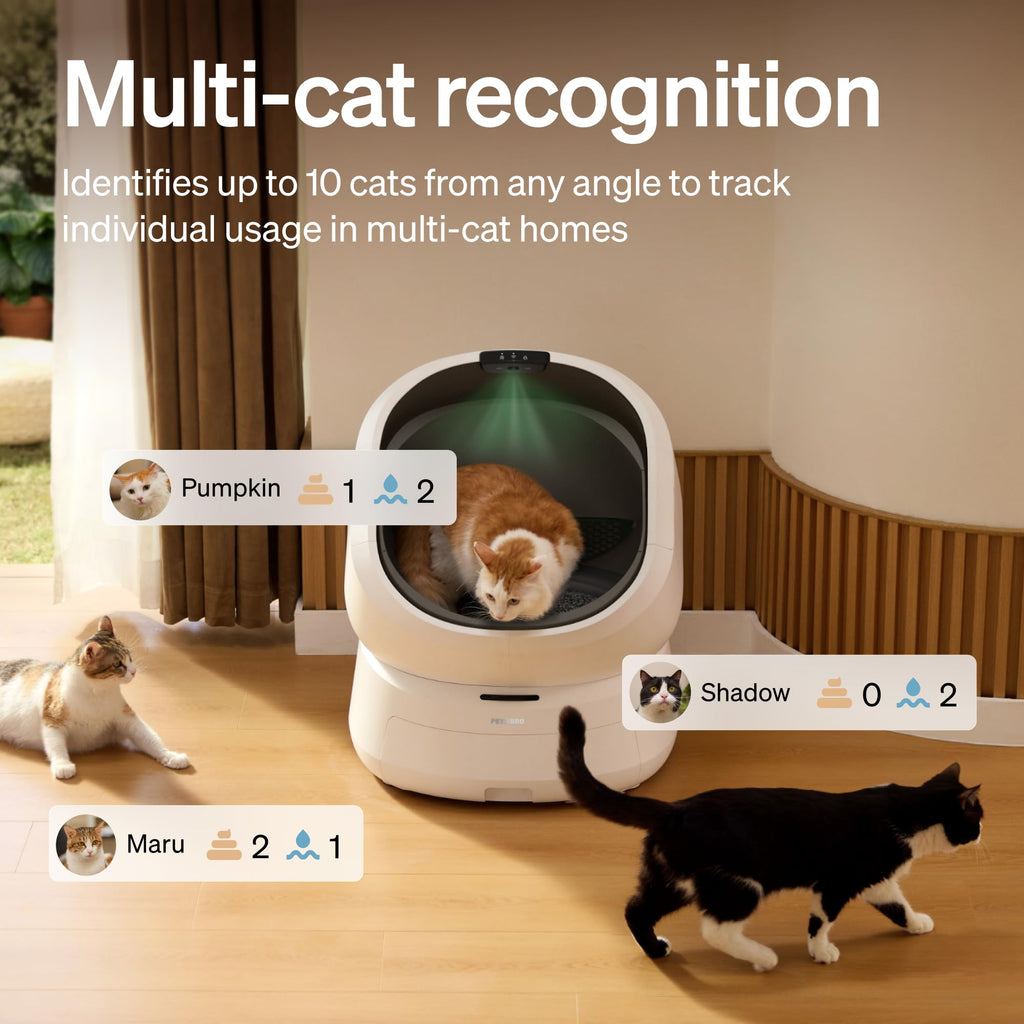Automatic Self Cleaning Litter Box with AI Camera Z5916