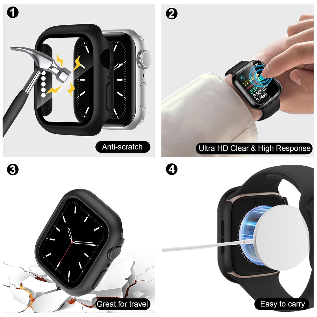 8 Pack Watch Screen Protector Silicone Band V15950