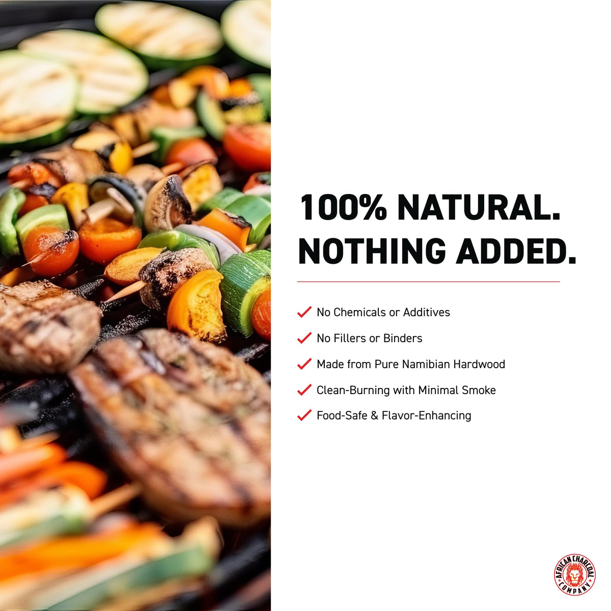 17.8 lb Natural Hardwood Lump Charcoal T986