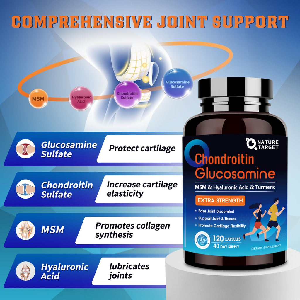 Probiotics with Glucosamine Chondroitin MSM Joint Support Supplement C610049