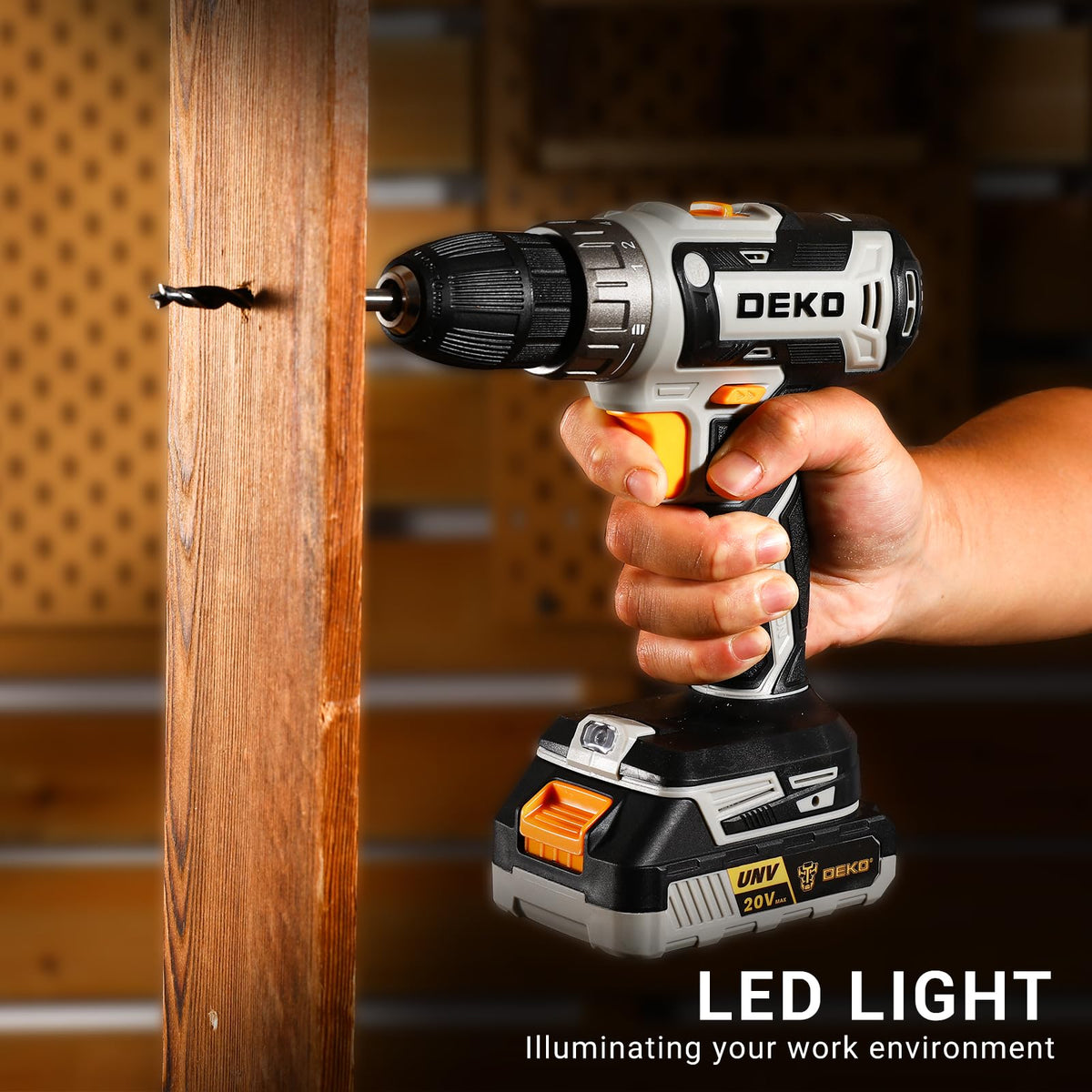 Cordless Drill 20V with Battery and Charger B465367