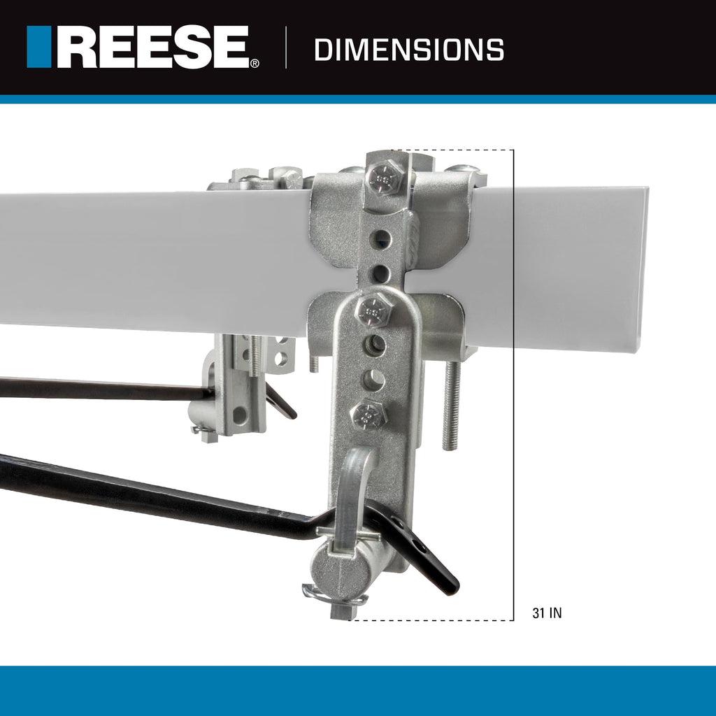 Weight Distribution Hitch with Active Sway Control, 6,000 lbs. Capacity, Black M613