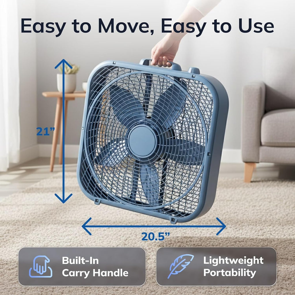 20-Inch 3-Speed Box Fan Q96733