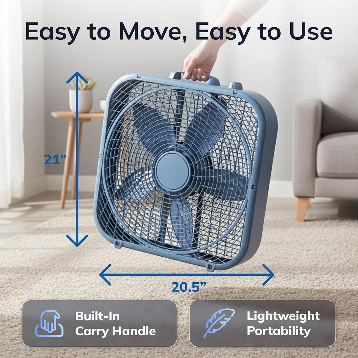 20-Inch 3-Speed Box Fan Q96733