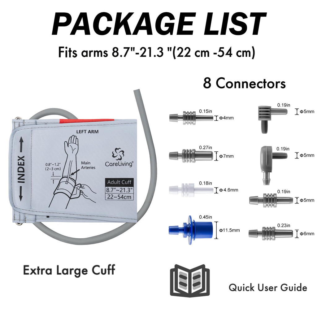 Extra Large Blood Pressure Cuff 8.7"-21.3" V93500