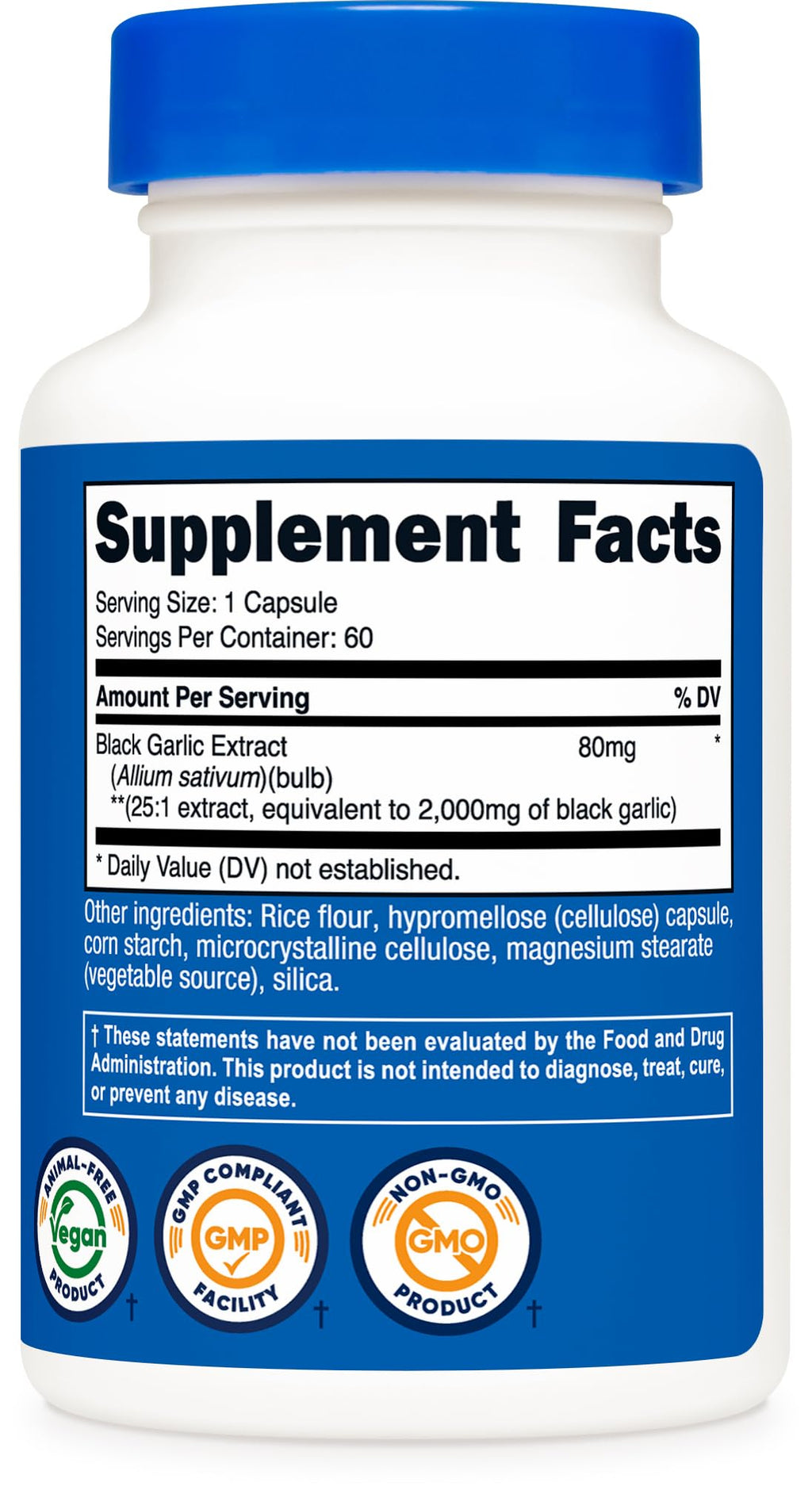 Black Garlic Extract 60 Capsules U234