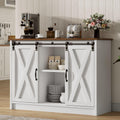 White 42 Inch Coffee Bar Cabinet V97111