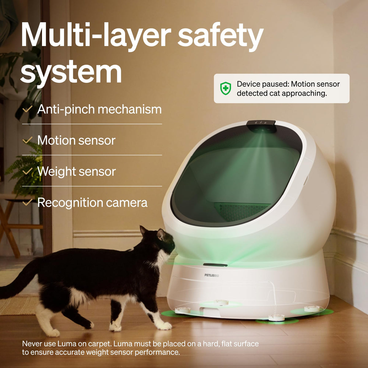 Automatic Self Cleaning Litter Box with AI Camera Z5916