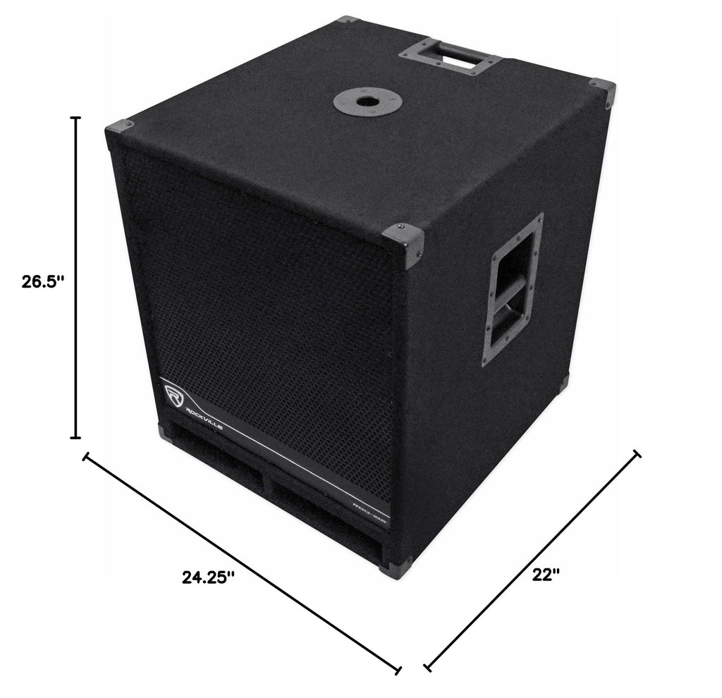 18" Active Powered PA Subwoofer W6995