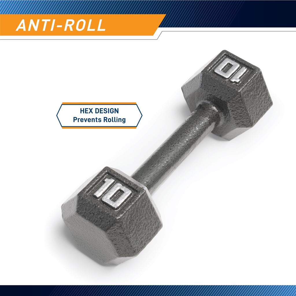 Cast Iron Hex Dumbbell Q40188
