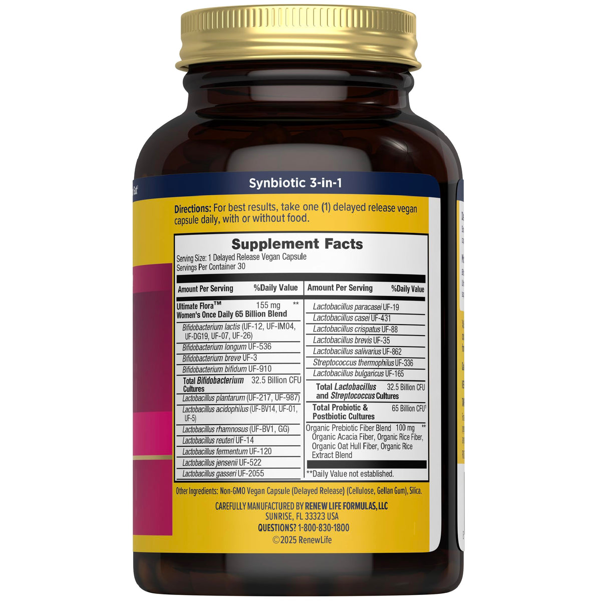 Womens Probiotic 65 Billion CFU T35870