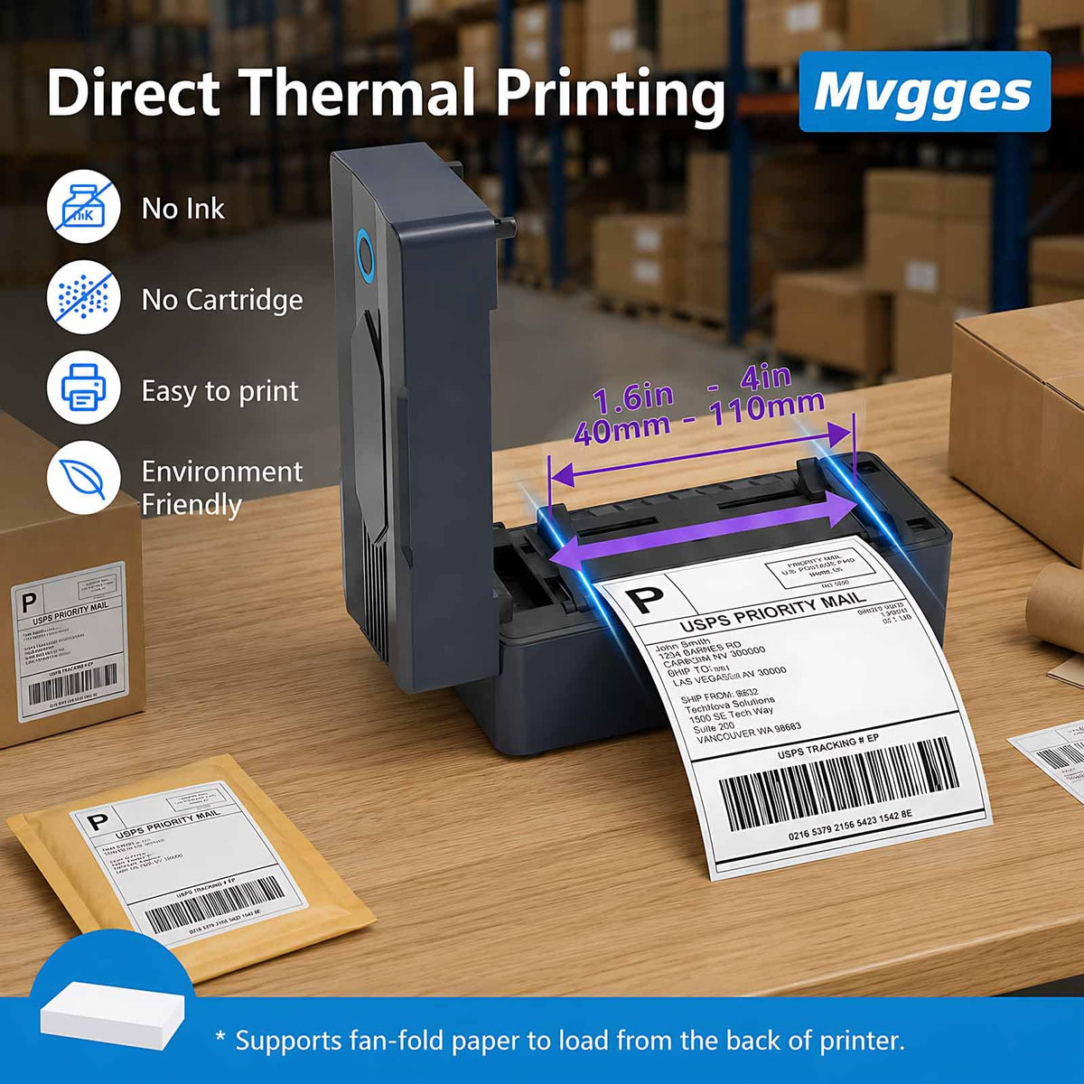 Bluetooth 4x6 Thermal Label Printer T12711