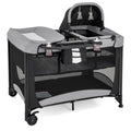 4 in 1 Pack and Play Portable Baby Playard with Changing Table Bassinet Mattress Carry Bag C86514