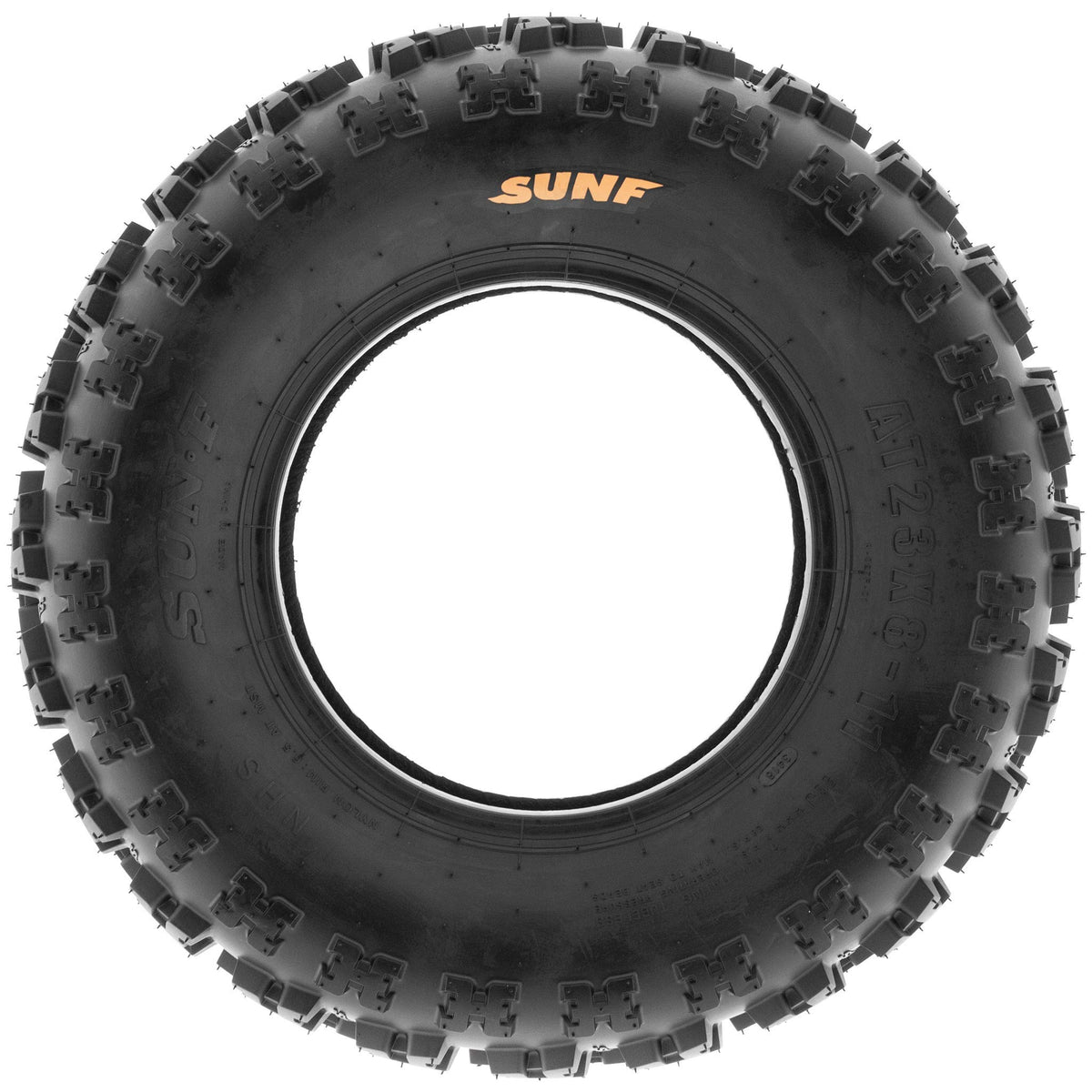 19x7-8 Front & 18x10.5-8 Rear ATV UTV Knobby Sport Tires Set of 4 L3676