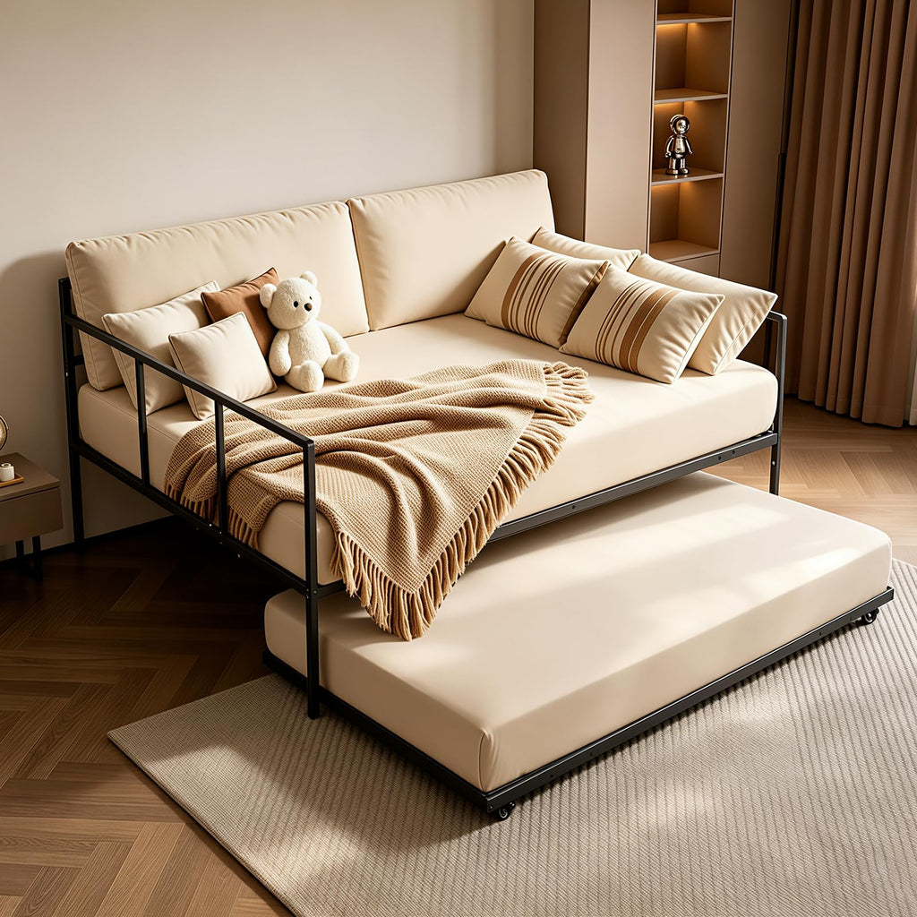 Full Size Daybed with Pop Up Trundle W612