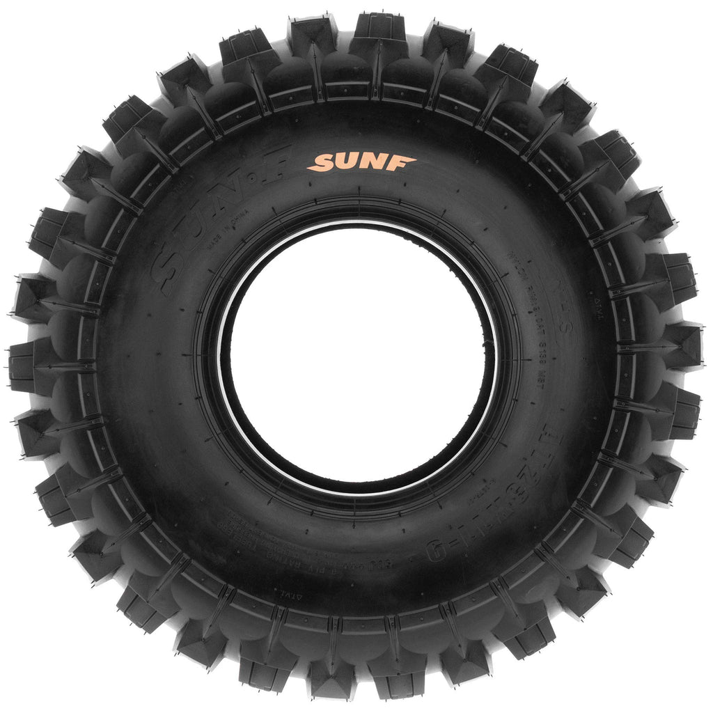 19x7-8 Front & 18x10.5-8 Rear ATV UTV Knobby Sport Tires Set of 4 L3676