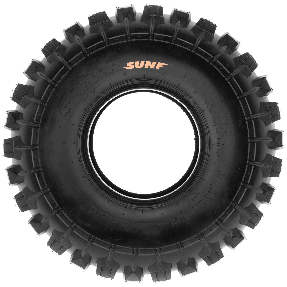 19x7-8 Front & 18x10.5-8 Rear ATV UTV Knobby Sport Tires Set of 4 L3676