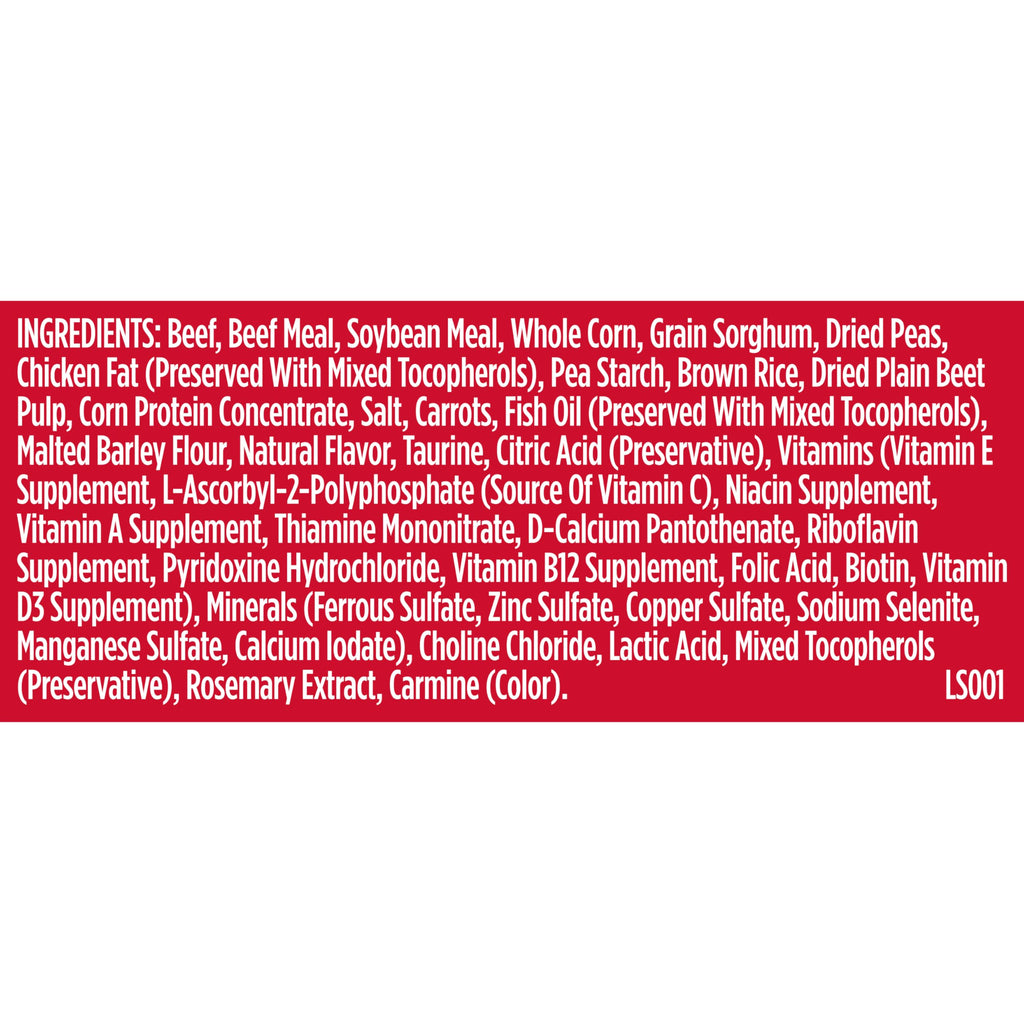 Dry Dog Food, Beef, Pea & Brown Rice, 40 lb. Bag F7190