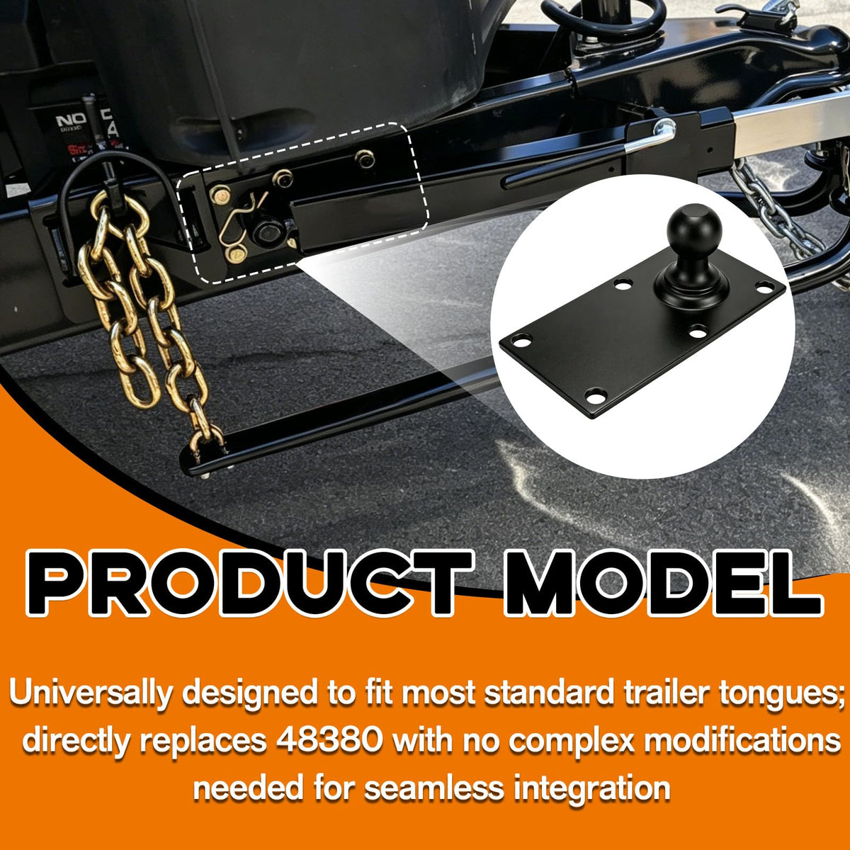 Trailer Sway Control Ball Plate L997