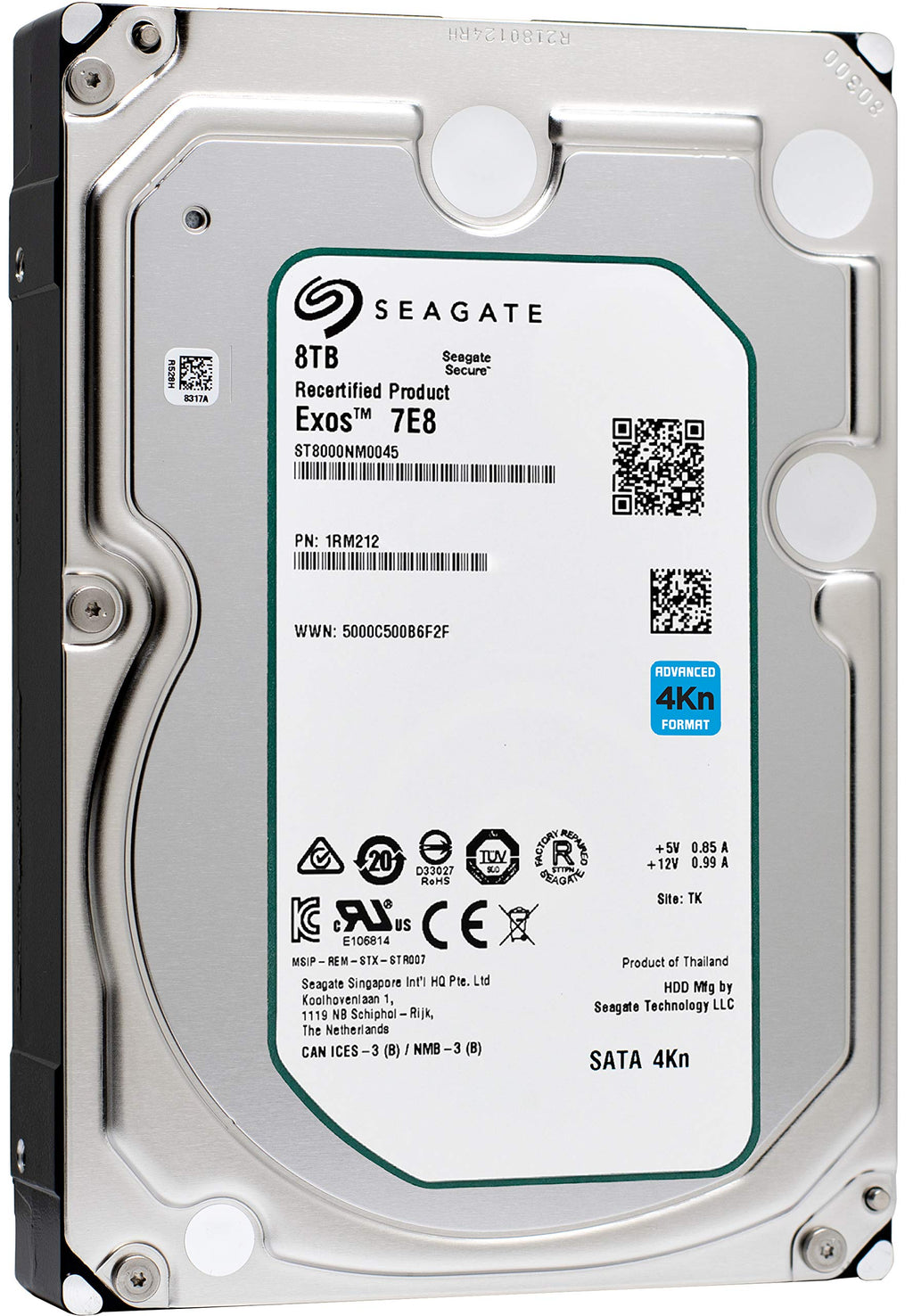 8TB 7200 RPM SATA 3.5-Inch Enterprise Hard Disk Drive A701