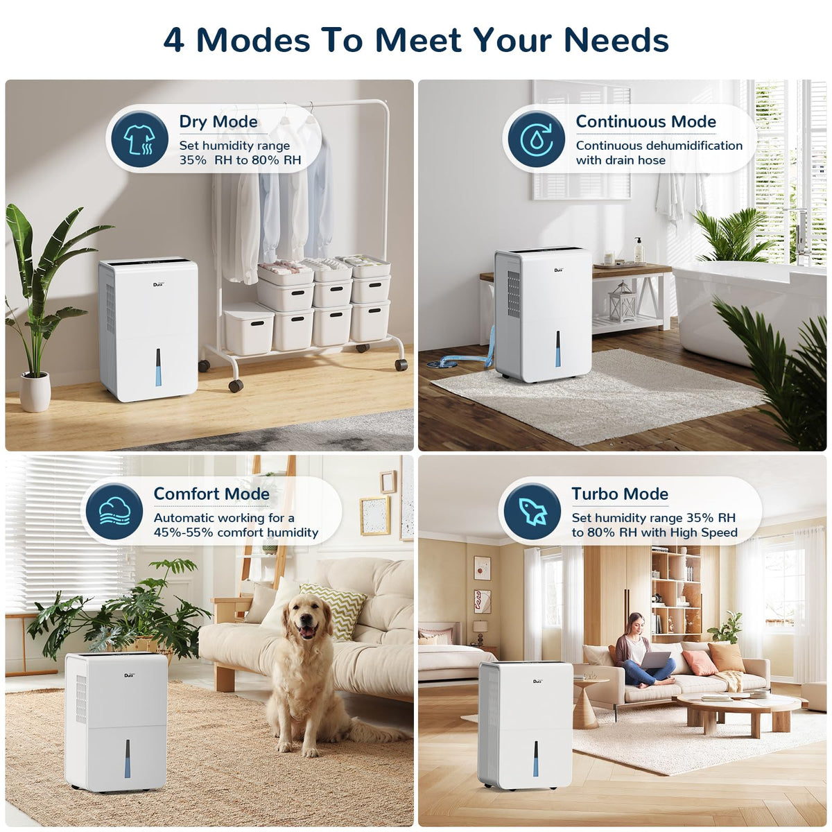 50 Pint Smart Dehumidifier with Pump P103668
